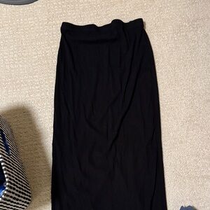 H&M Classic Black Maxi Skirt